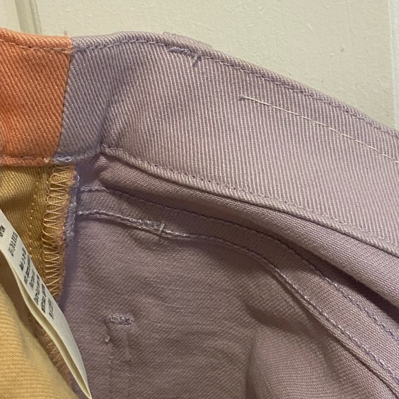 Rag & Bone New York Peach/Lilac Two-Tone High Rise Skinny Jeans Size 24 NWT - Picture 15 of 16